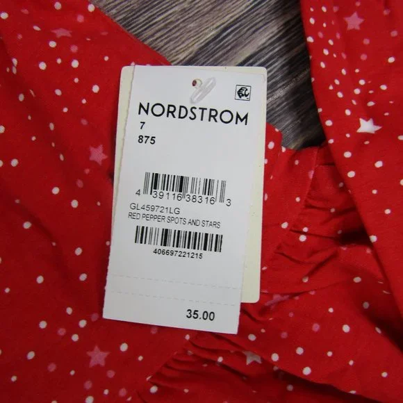 Tucker + Tate NEW Girls Size 7 Red Long Sleeve Dress - Picture 2 of 5